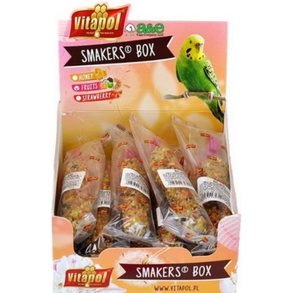 A&E Cage Company Smakers Parakeet Fruit Treat Sticks - 12 count