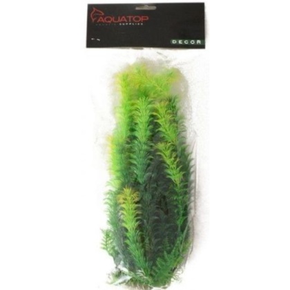 Aquatop Yellow Tipped Aquarium Plant - Green - 12\