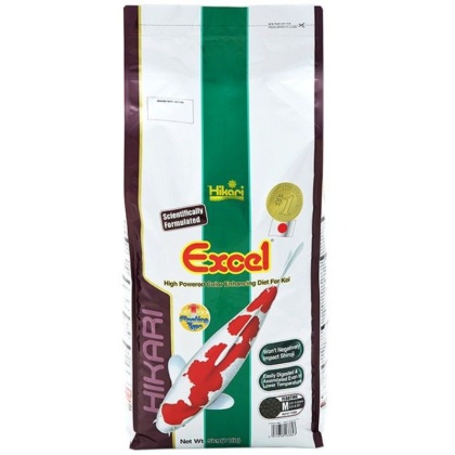 Hikari Excel Koi Food - Medium Pellet - 11 lbs