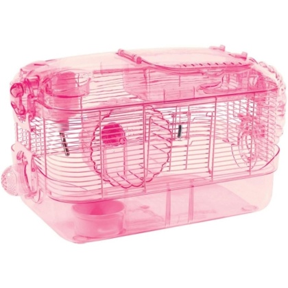 Kaytee CritterTrail One Level Habitat - Pink - 16\