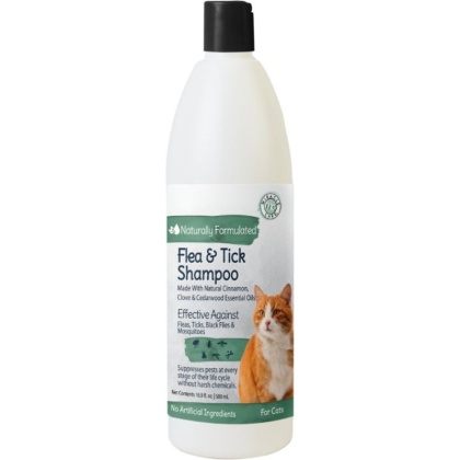 Miracle Care Natural Flea & Tick Shampoo for Cats - 16 oz