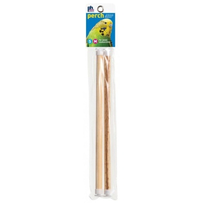 Prevue Birdie Basics Perch - Small/Medium Birds - 10in.L x 7/16in.W - 2 Pack