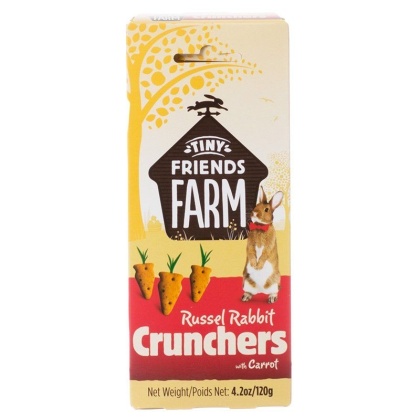 Tiny Friends Farm Russel Rabbit Crunchers with Carrot - 4.2 oz